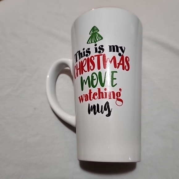 Source Unknown Other - Source Unknown Festive Christmas Mug - White, Red, Green, Black